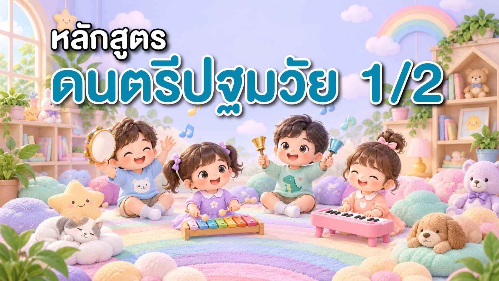 หลักสูตรดนตรีปฐมวัย อนุบาล 1  (ภาคเรียนที่ 2)