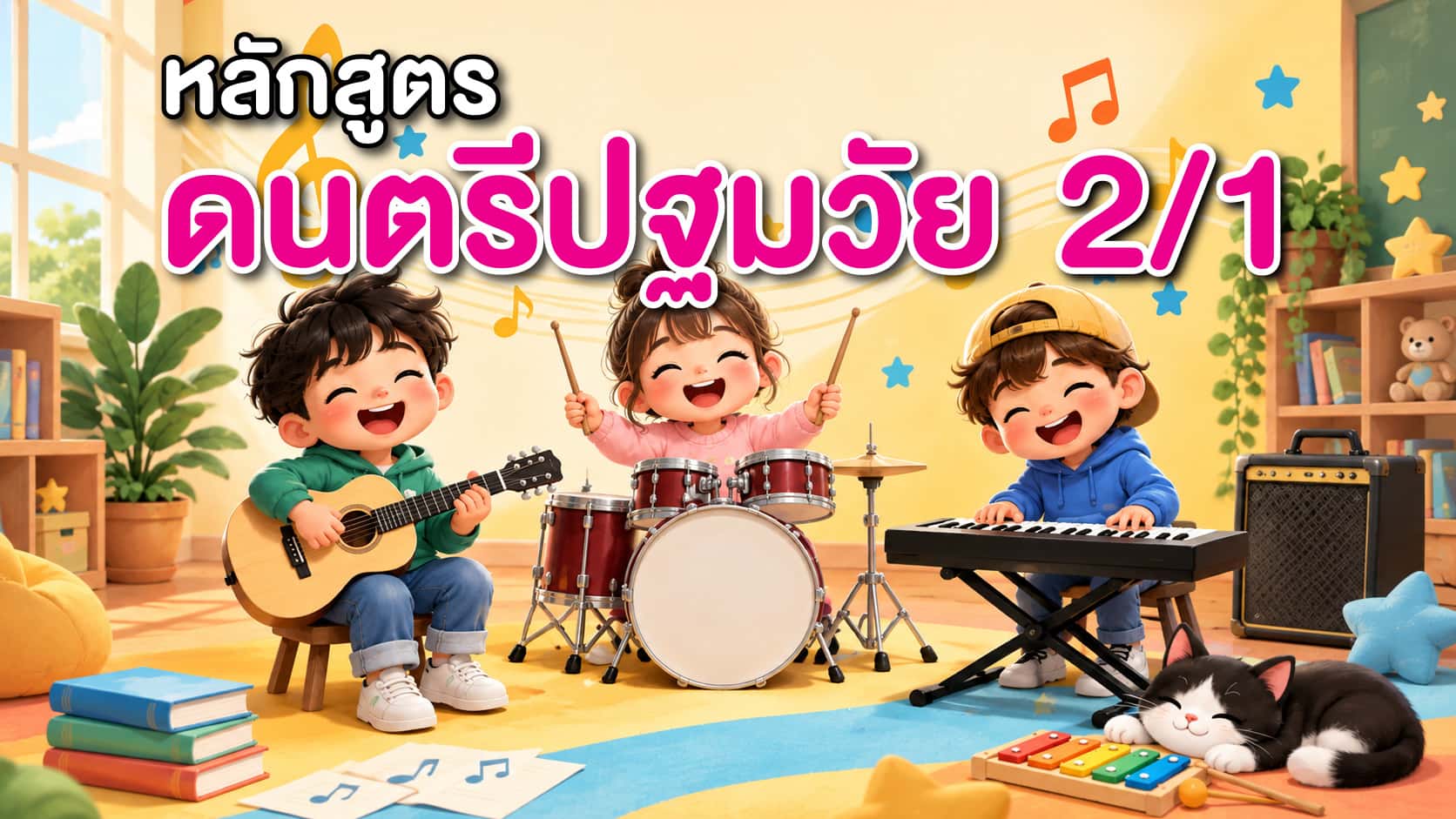 หลักสูตรดนตรีปฐมวัย อนุบาล 2 (ภาคเรียนที่ 1)