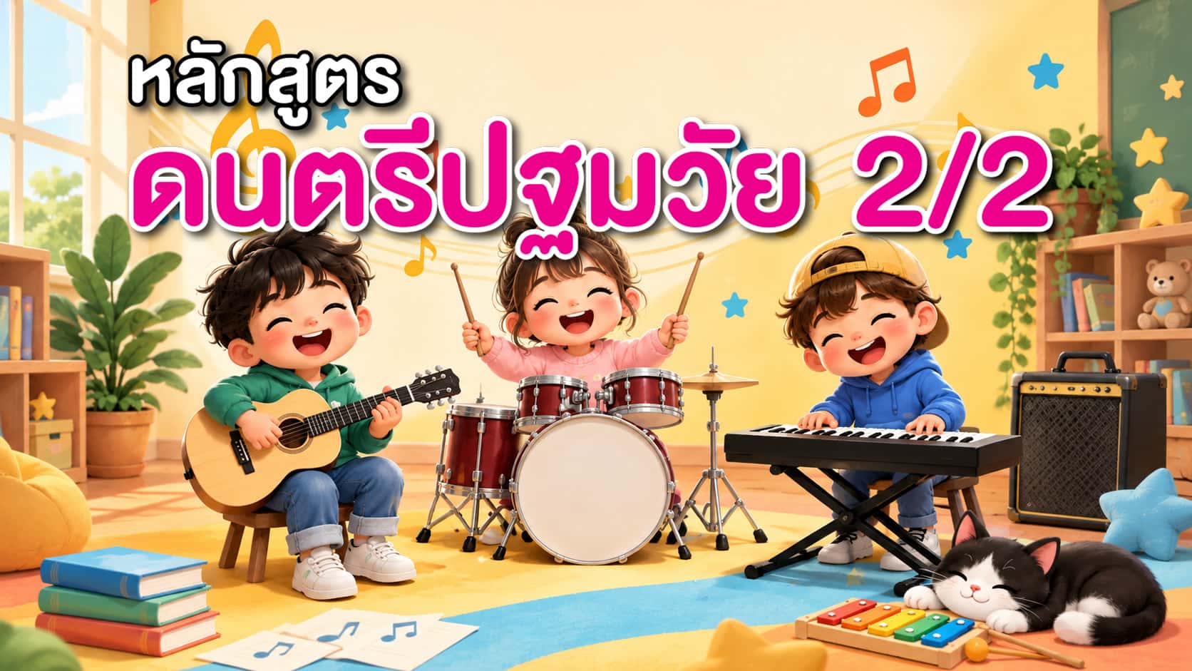 หลักสูตรดนตรีปฐมวัย อนุบาล 2 (ภาคเรียนที่ 2)